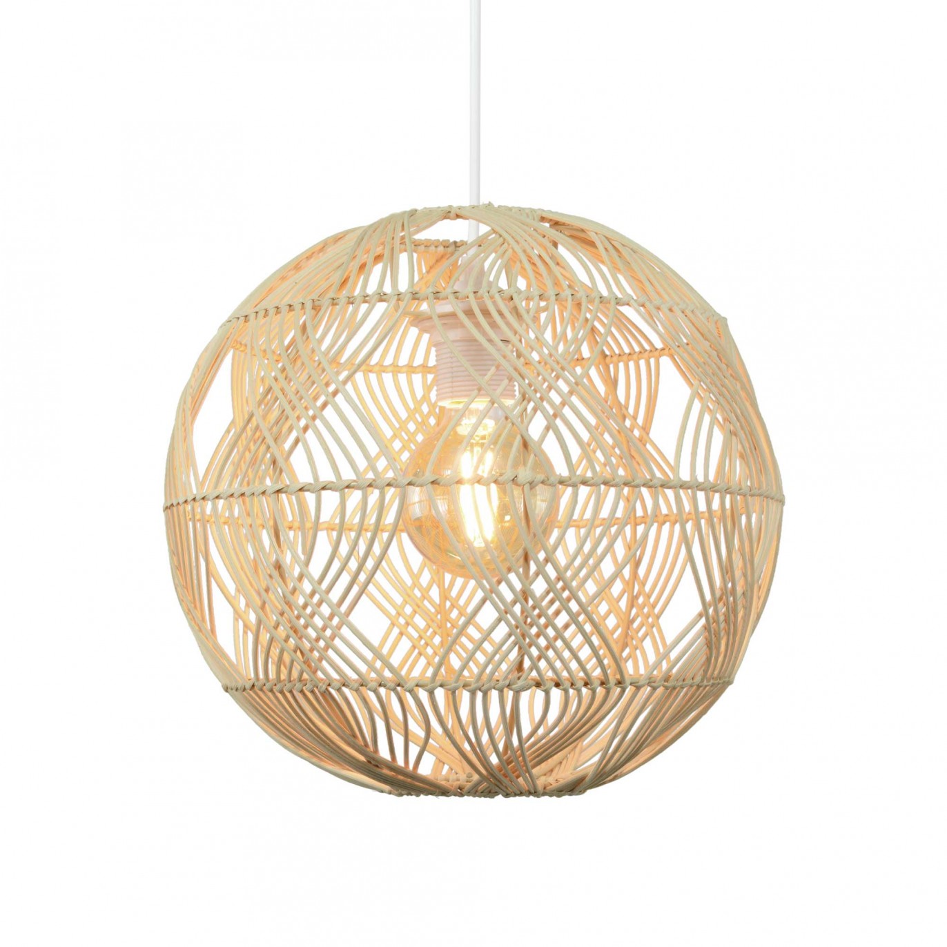 Suspension en rotin naturel - JAMA