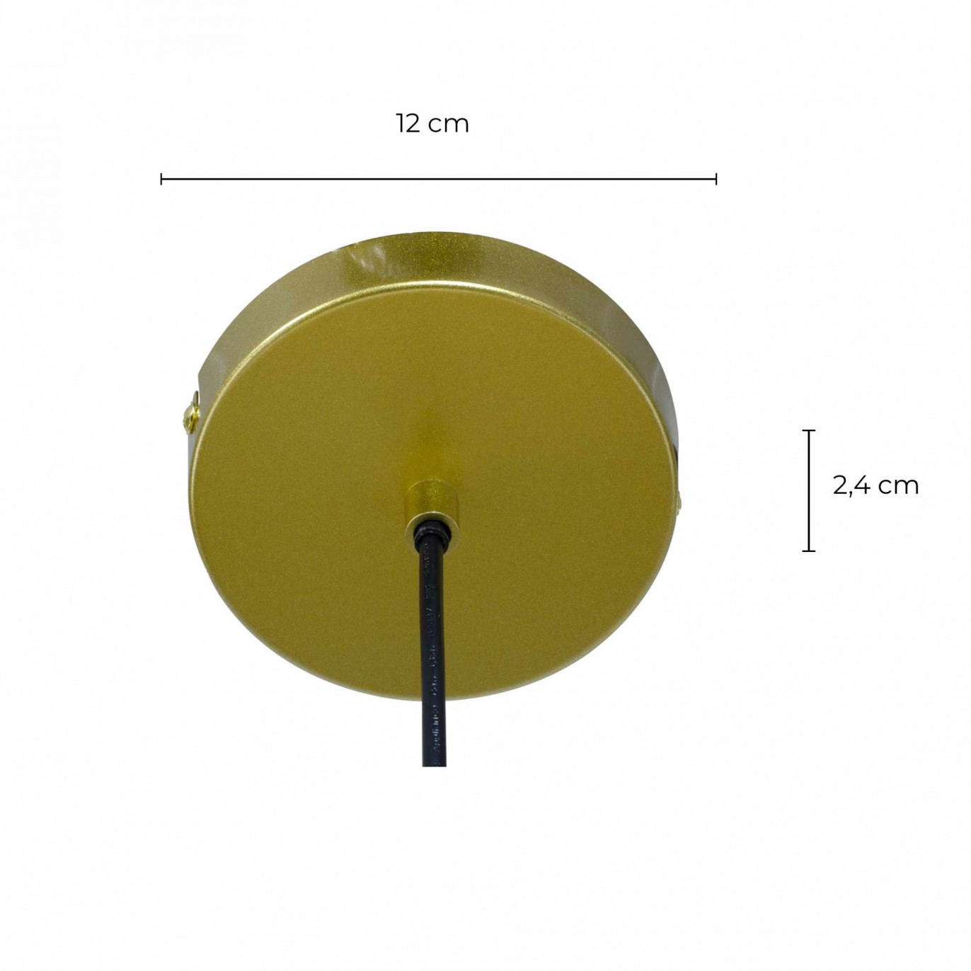 Suspension en métal doré ajouré - TANIS MM