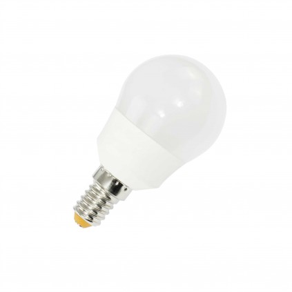 Ampoule LED OSLO - E14 - P45 - Intensité moyenne - Blanc chaud -  4W / 3000K / 430lm - Verre blanc opaque