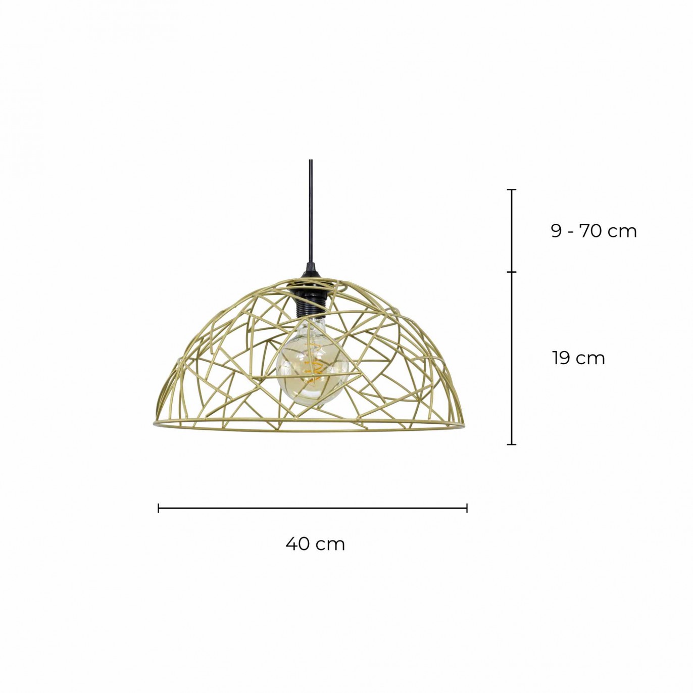 Suspension en métal filaire - OSTANE GM