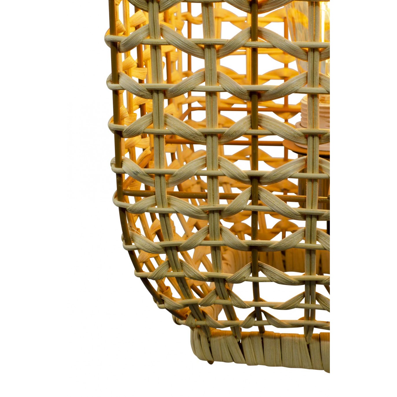 Lampe à poser en rotin naturel - AMBA PM