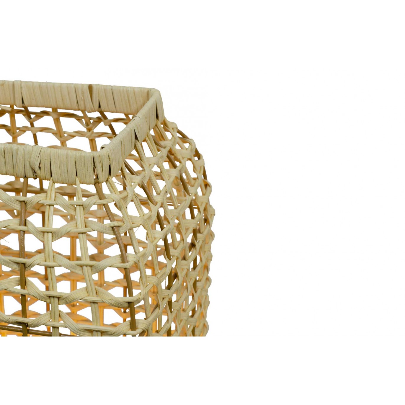 Lampe à poser en rotin naturel - AMBA PM
