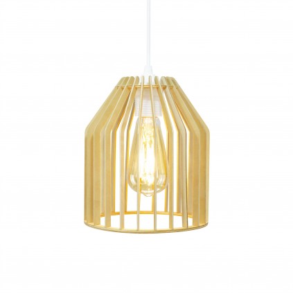 Suspension en lamelles de bois - NINOWOOD