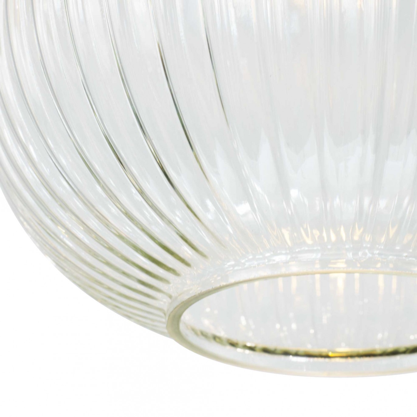 Suspension en verre strié - CHAMBRET