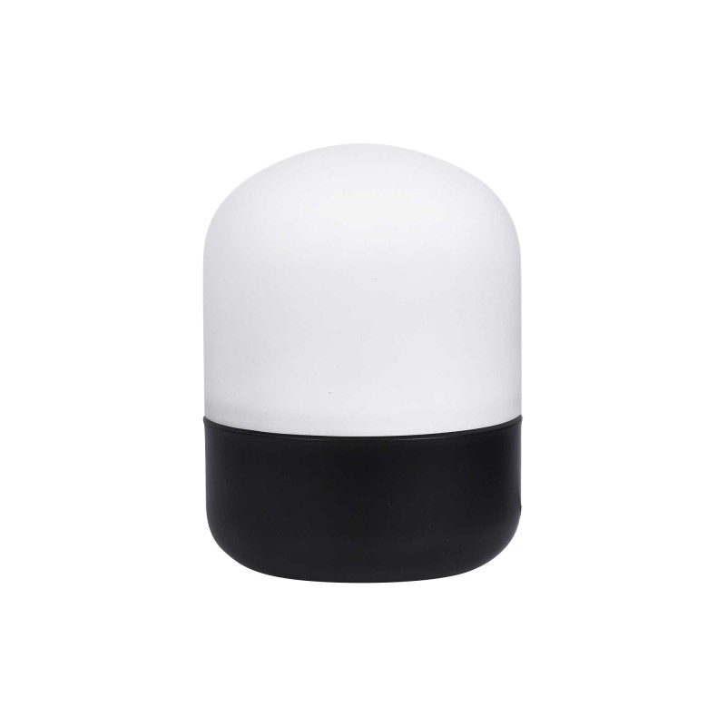 Lampe à poser tactile en métal peint et verre opaque - PILOUL