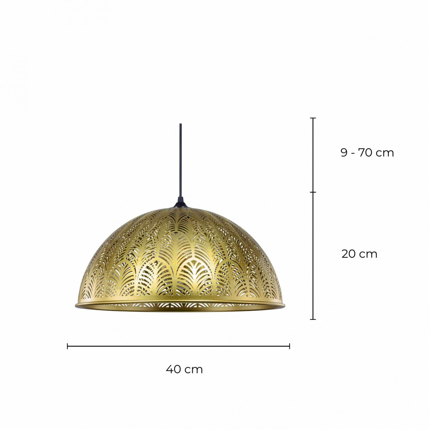 Suspension en métal ajouré - OSENI