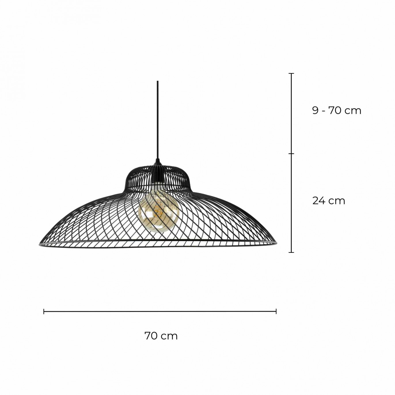 Suspension en métal filaire - SIMARS GM