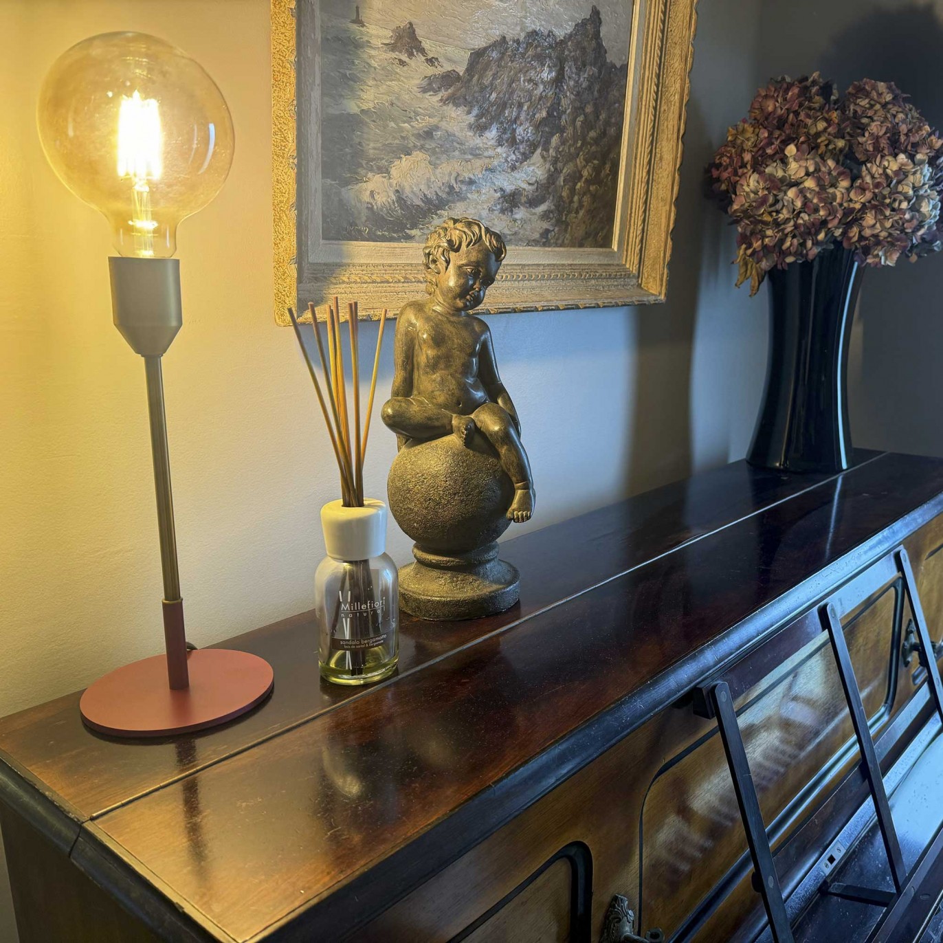 Pied de lampe à poser en métal - Grand modèle - TIKY