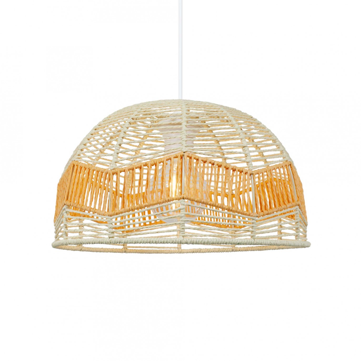 Suspension bicolore en corde - CARDIL
