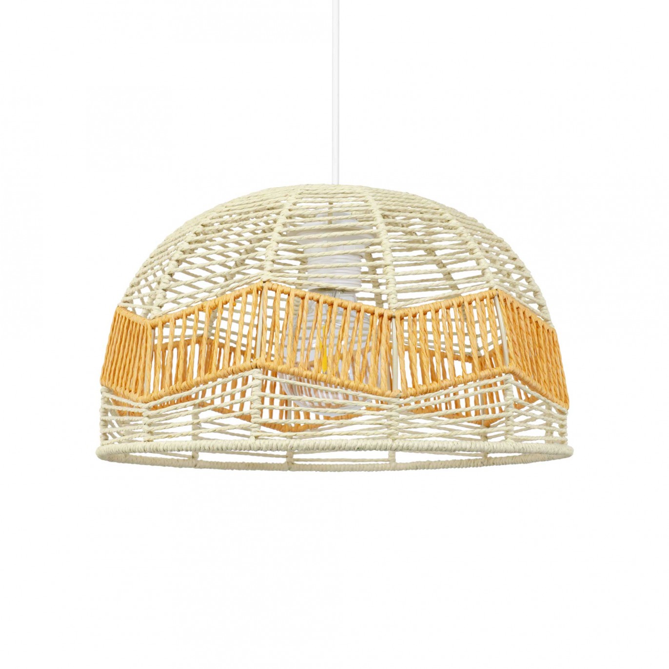 Suspension bicolore en corde - CARDIL