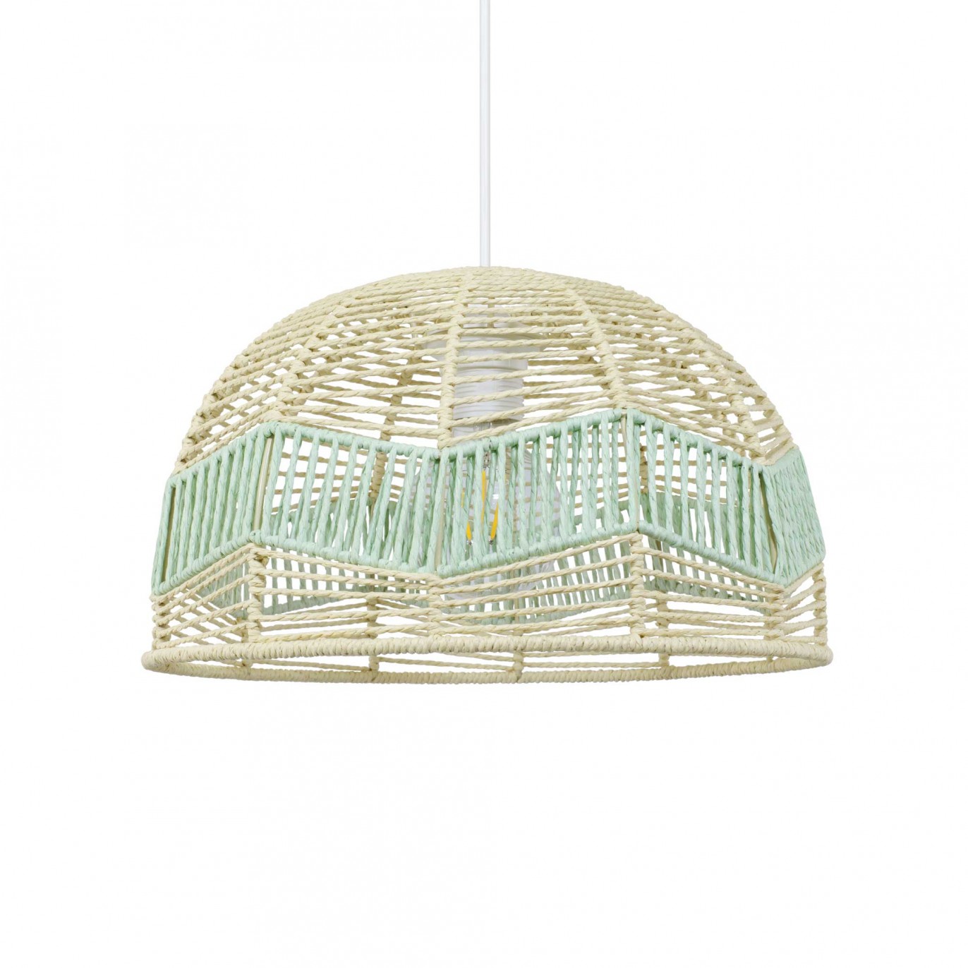 Suspension bicolore en corde - CARDIL