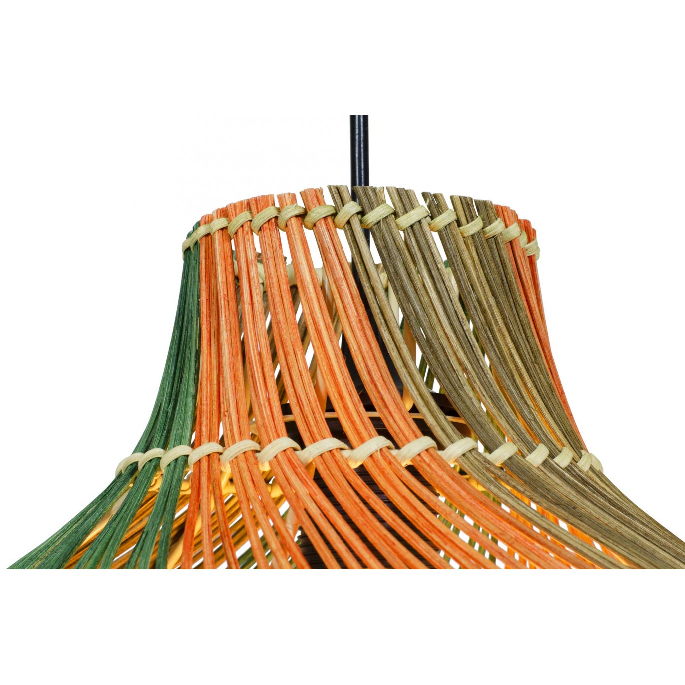 Suspension en rotin 4 couleurs - NESCO