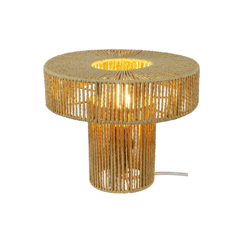 Lampe à poser en corde coloris naturel - TOZA