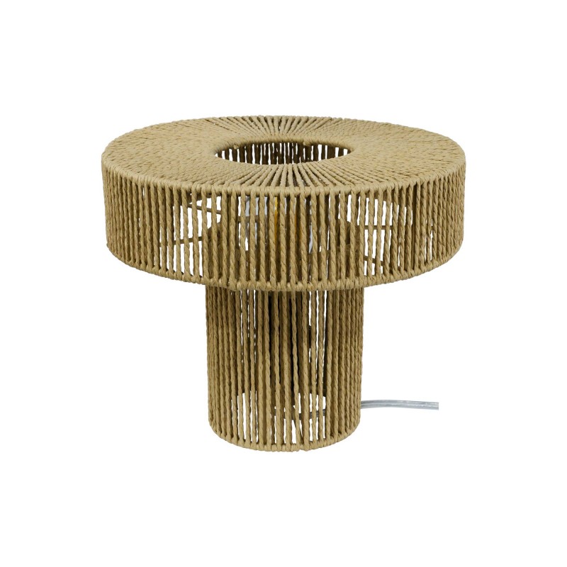 Lampe à poser en corde coloris naturel - TOZA