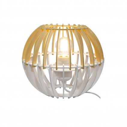 Lampe à poser en bois bicolore - COBLENCE