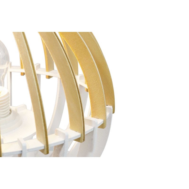 Lampe à poser en bois bicolore - COBLENCE