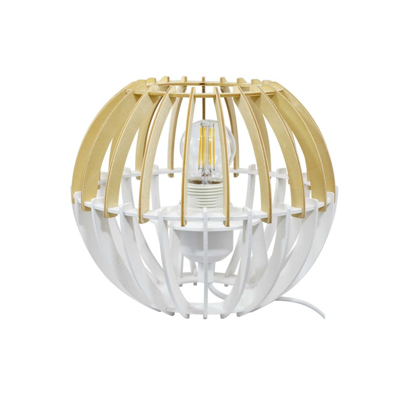 Lampe à poser en bois bicolore - COBLENCE