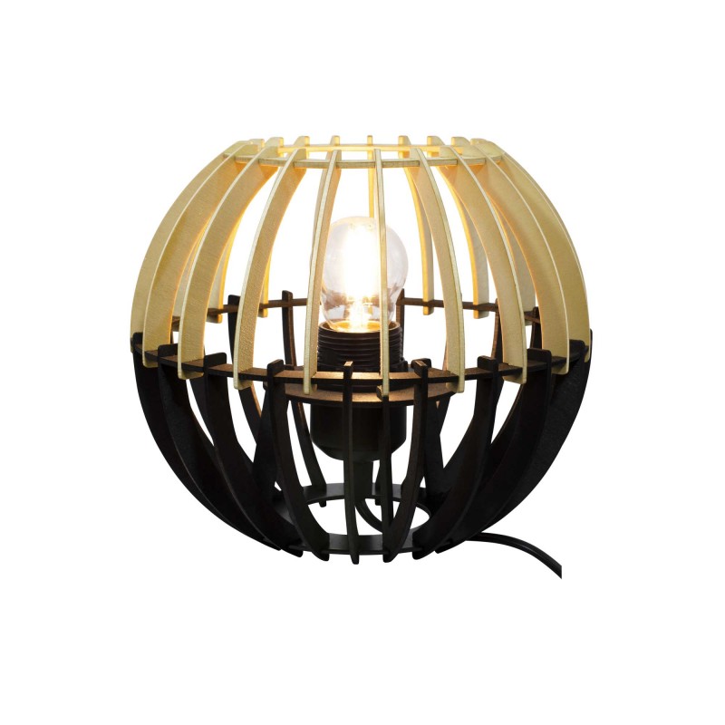 Lampe à poser en bois bicolore - COBLENCE