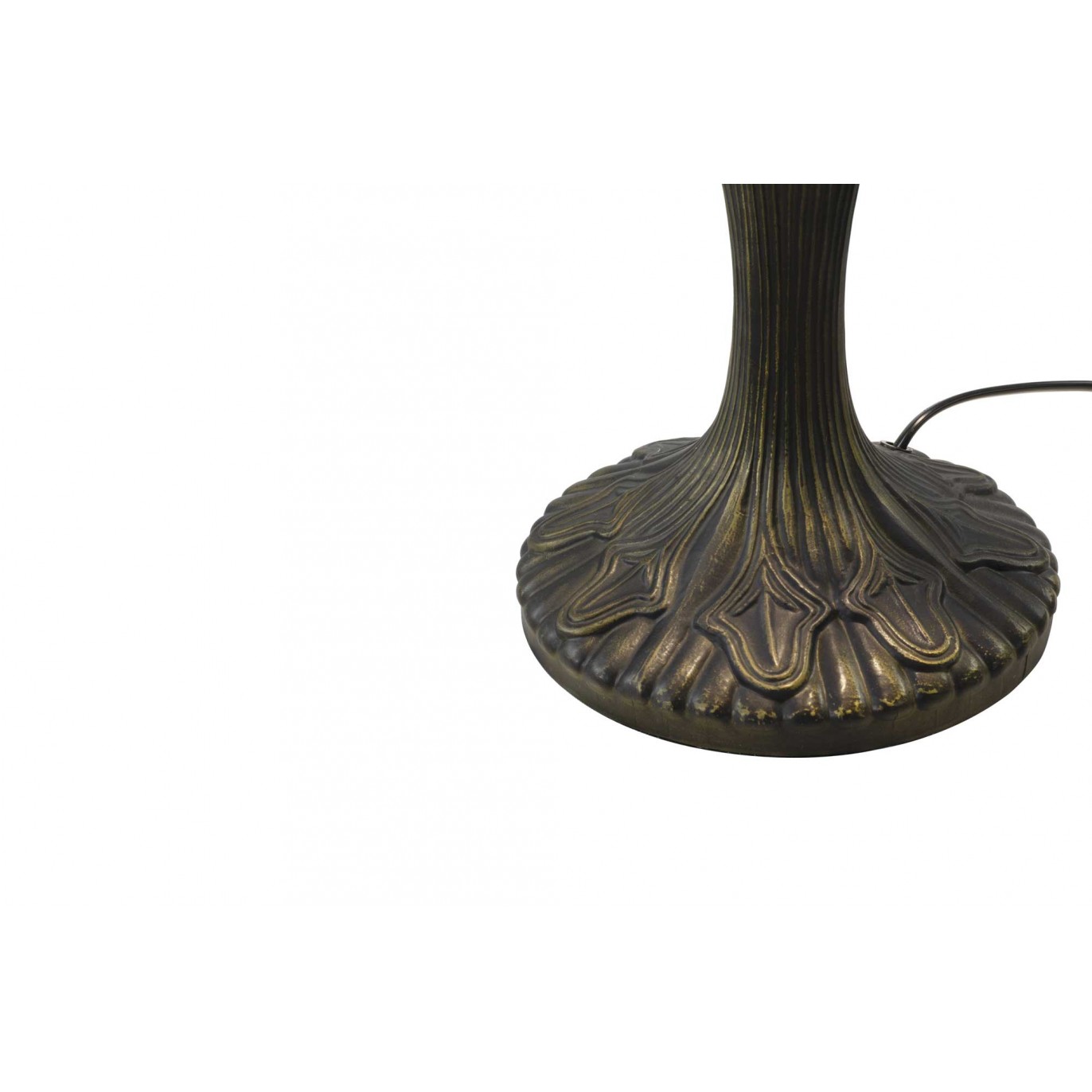 Lampe à poser en verre mosaïque pied en alliage de zinc - TIFFANY CAMILLE GM