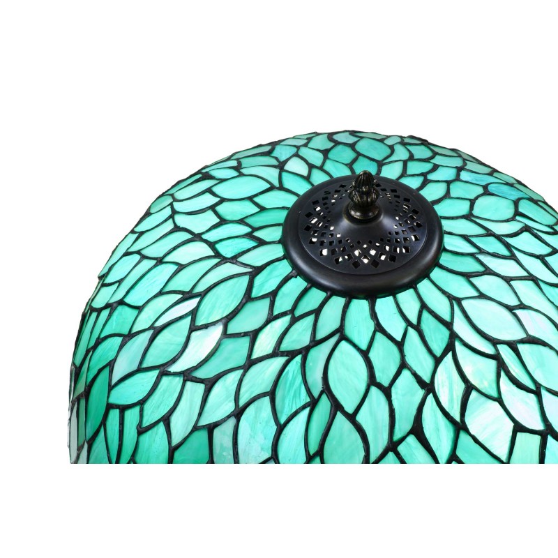 Lampe à poser en verre mosaïque pied en alliage de zinc - TIFFANY CAMILLE GM