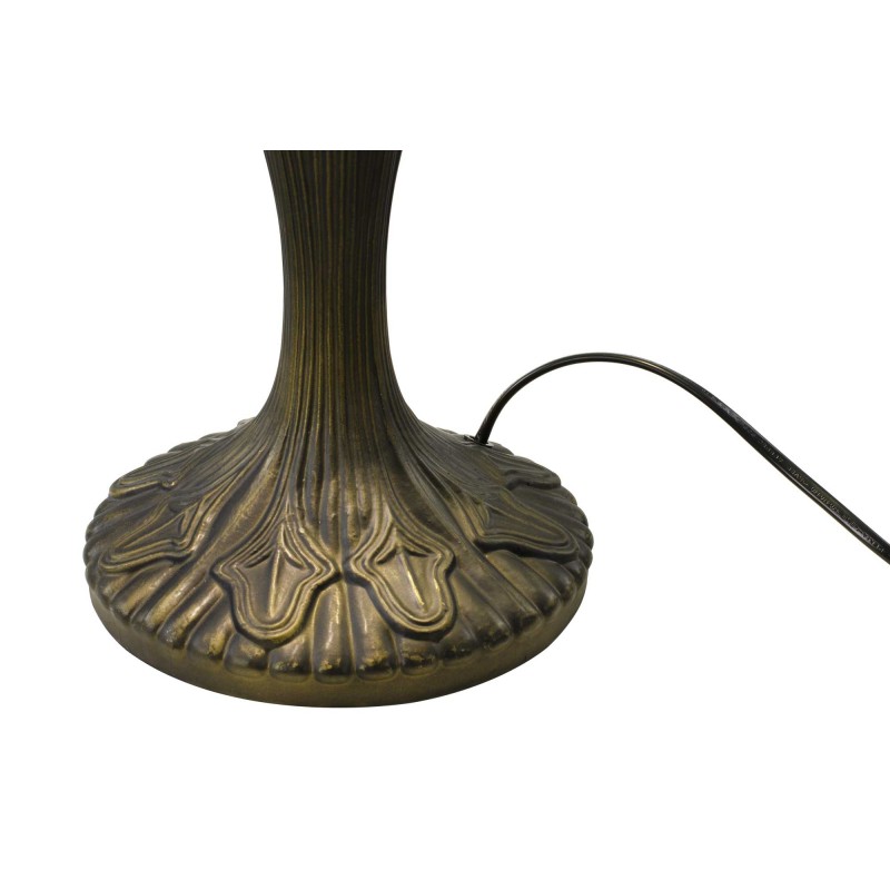 Lampe à poser en verre mosaïque pied en alliage de zinc - TIFFANY CAMILLE GM