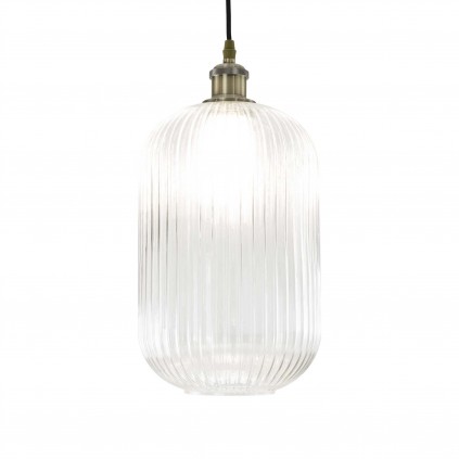 Suspension en verre strié - CHAMBRET