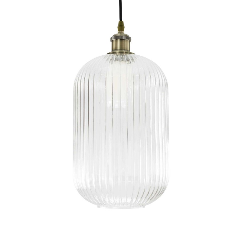 Suspension en verre strié - CHAMBRET