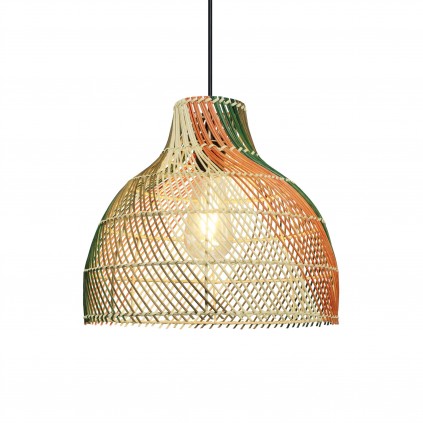 Suspension en rotin 4 couleurs - NESCO
