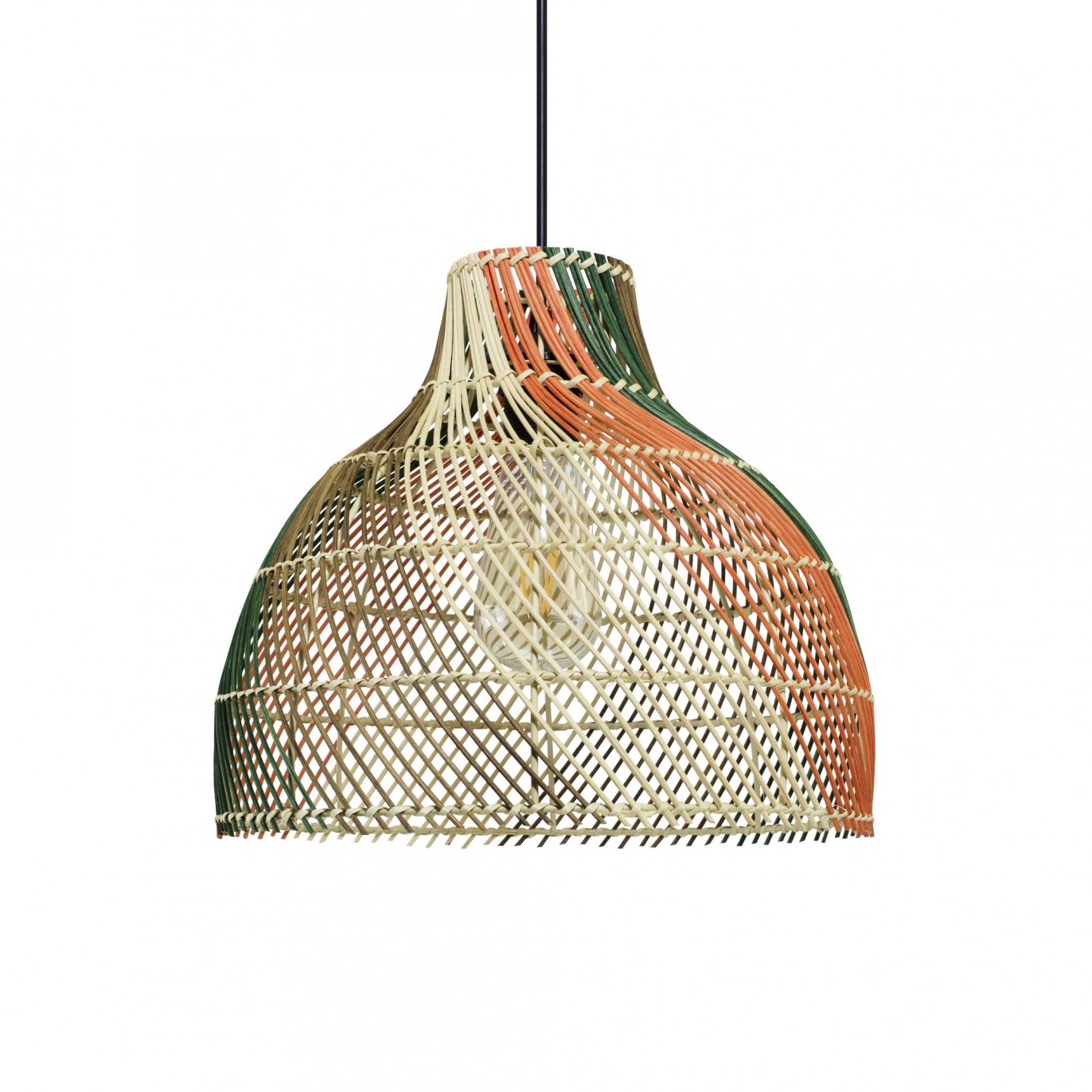 Suspension en rotin 4 couleurs - NESCO