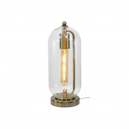 Lampe à poser en métal et verre - Petit modèle - SENSIAL