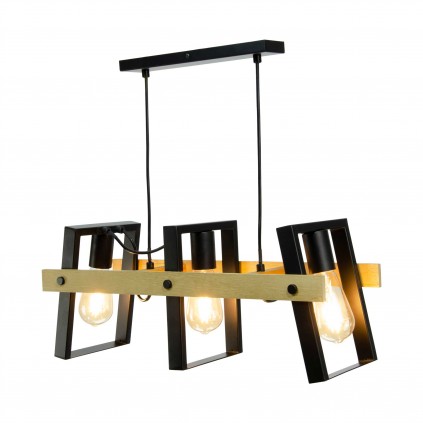 Suspension orientable en métal et bois - NOOLI