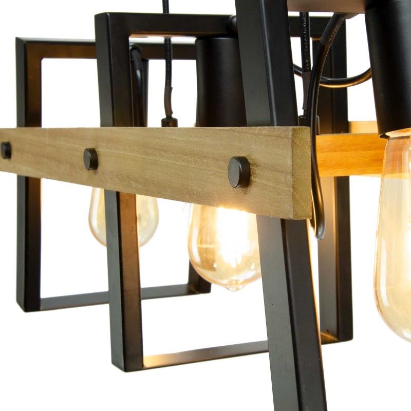 Suspension orientable en métal et bois - NOOLI