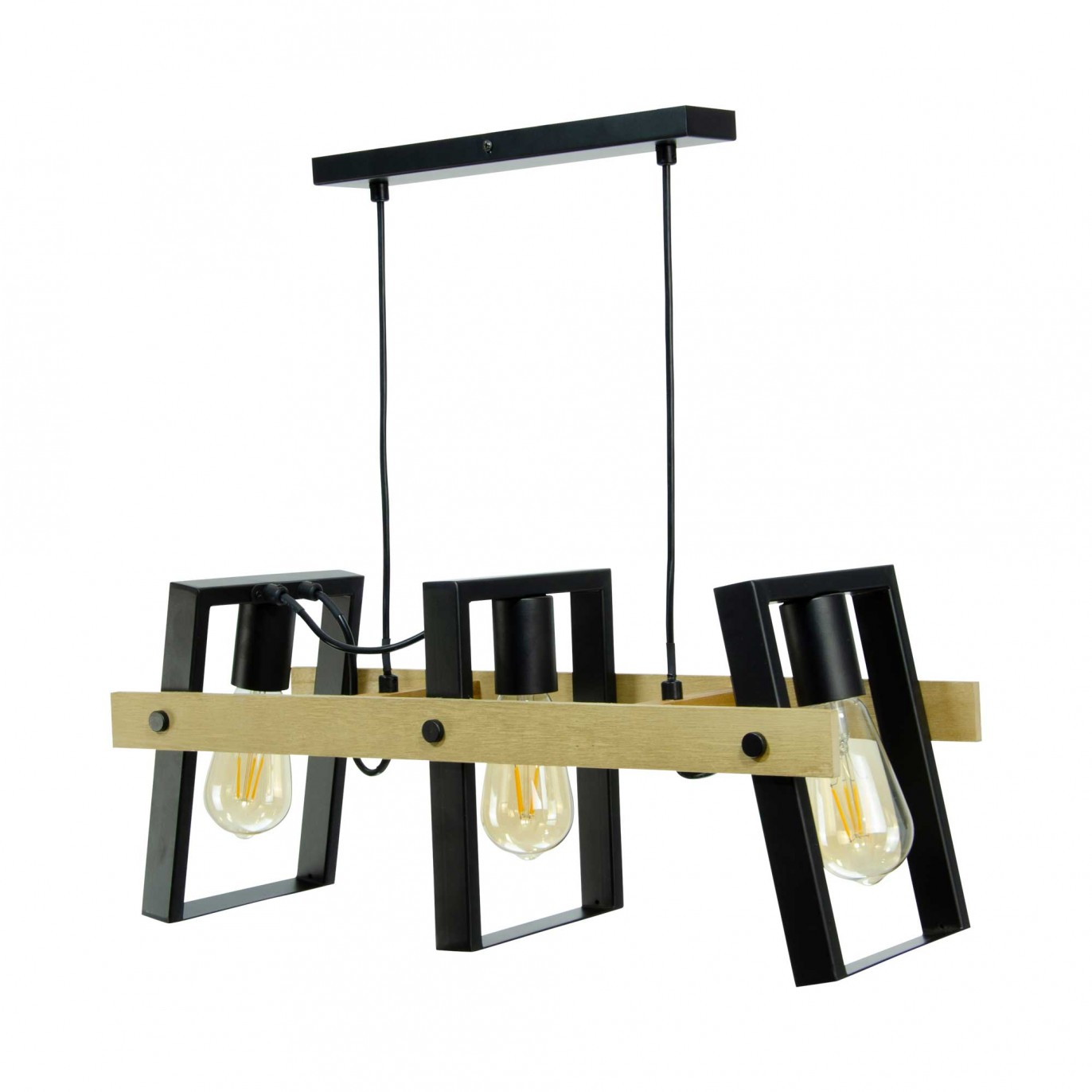 Suspension orientable en métal et bois - NOOLI