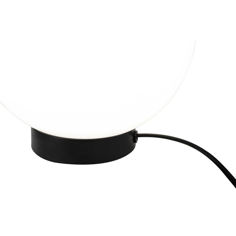 Lampe à poser en verre coloré et métal style rétro - SILEA