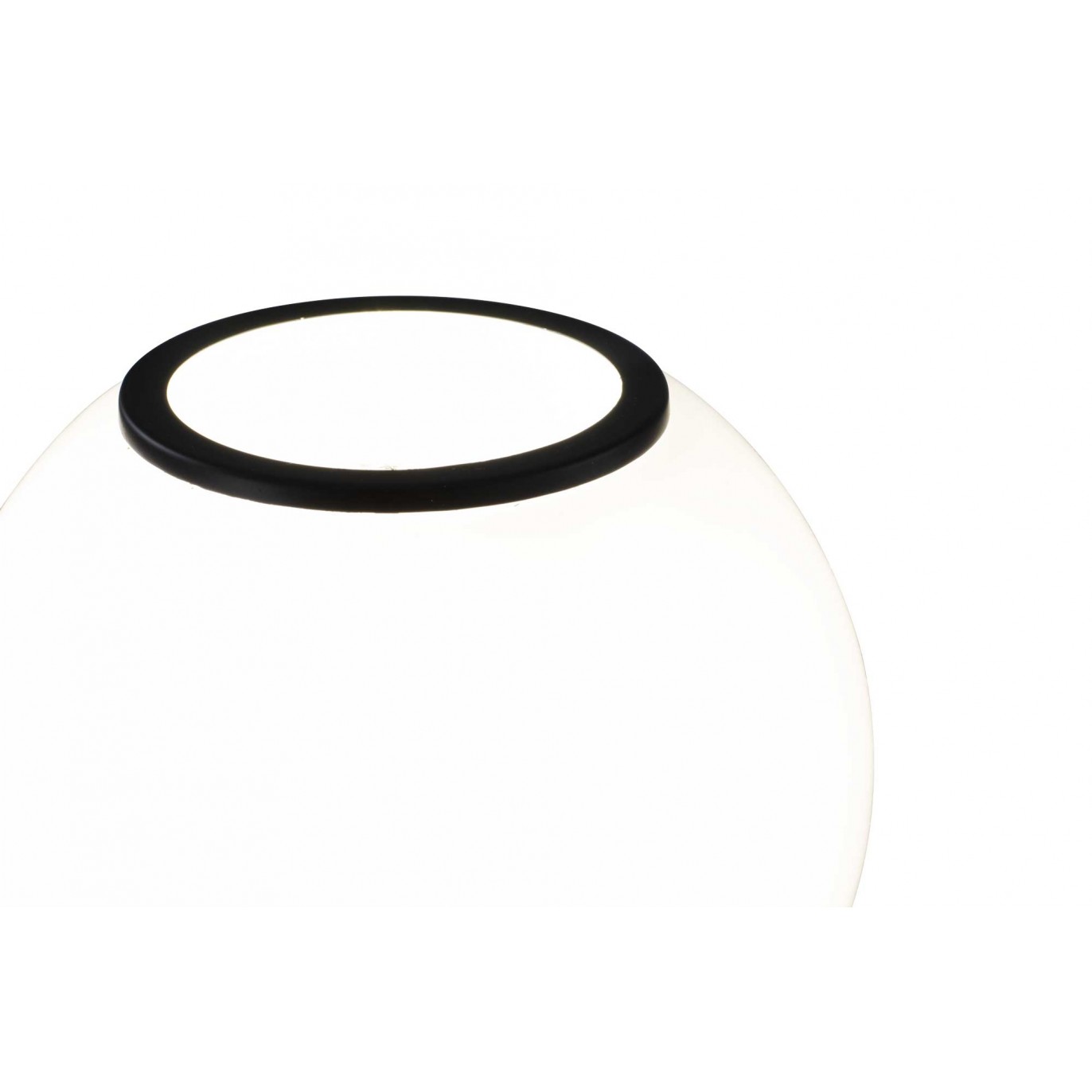 Lampe à poser en verre coloré et métal style rétro - SILEA