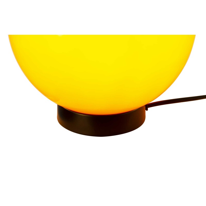 Lampe à poser en verre coloré et métal style rétro - SILEA