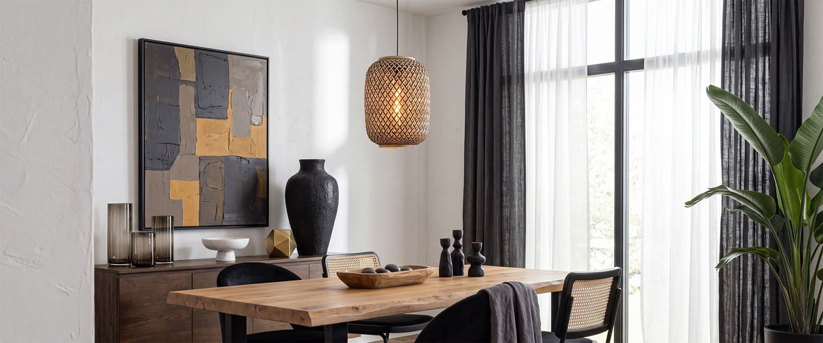 Suspensions en bambou - C-Création Luminaires