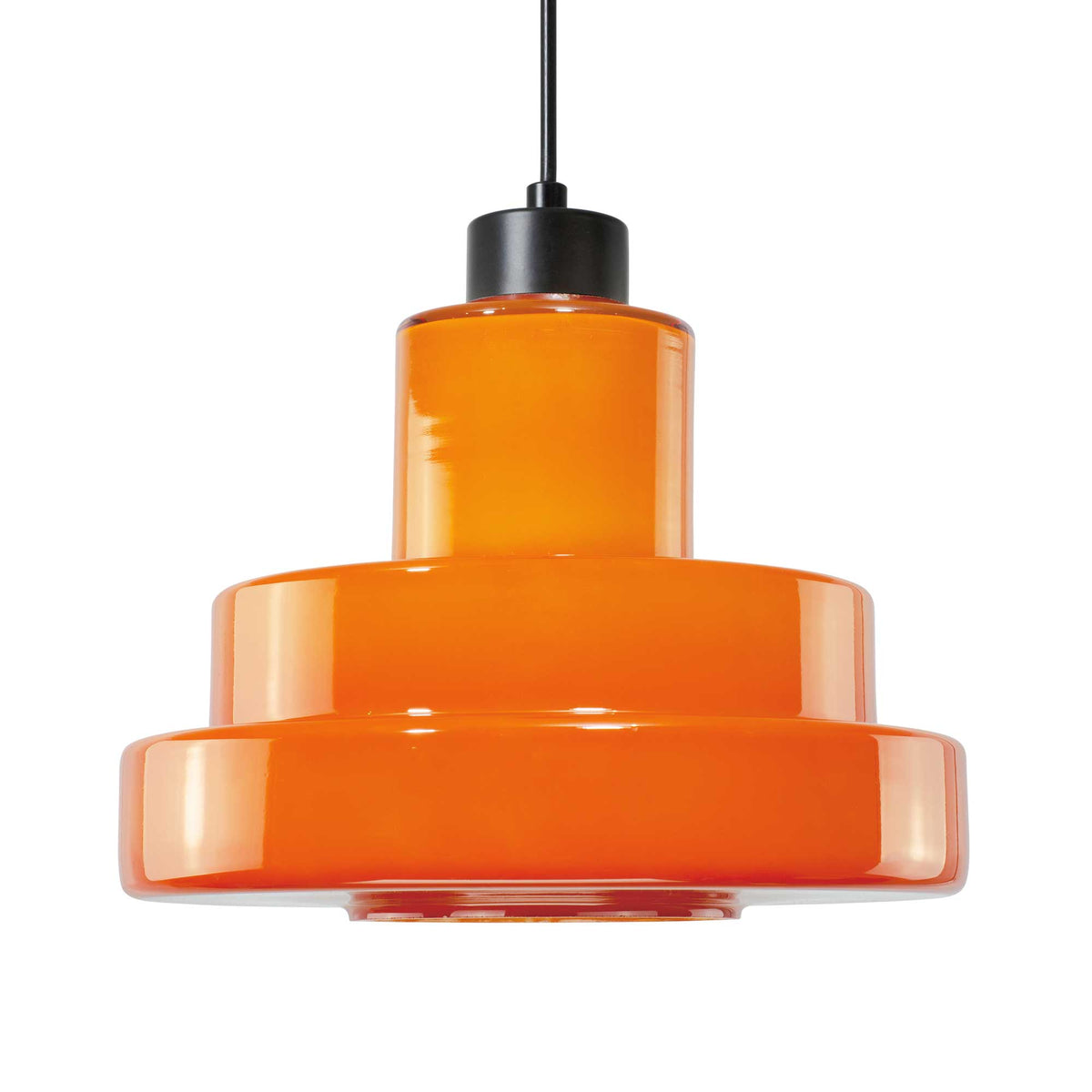Suspension FOZA orange éteinte - C-Création Luminaires